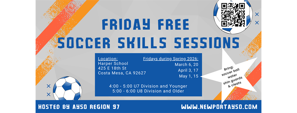 Friday Free Soccer Skills Sessions