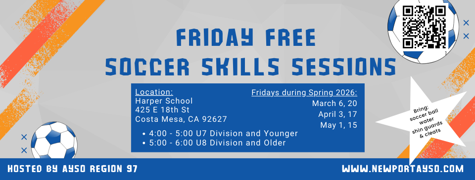 Friday Free Soccer Skills Sessions