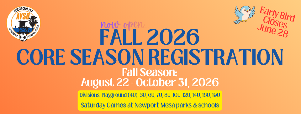 Fall 2026 Registration